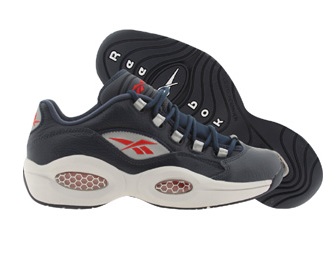 Reebok Question Low Navy Steel  Red - Silver - Available Now 1