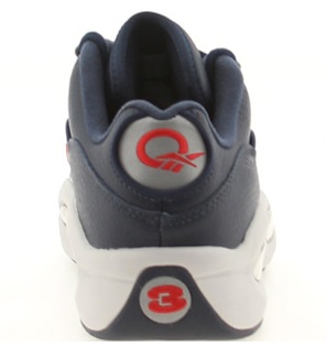 Reebok Question Low Navy Steel  Red - Silver - Available Now 3