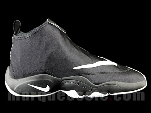 Nike Zoom Flight 98 'The Glove' Black White - Red - Detailed Look 1