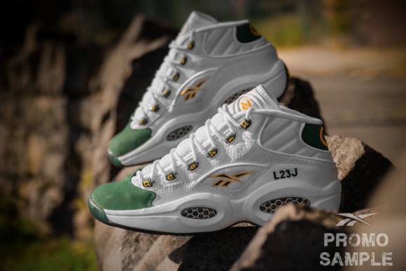 Reebok Question Mid ‘For Players Use Only’ White: Harvest Green – Restock