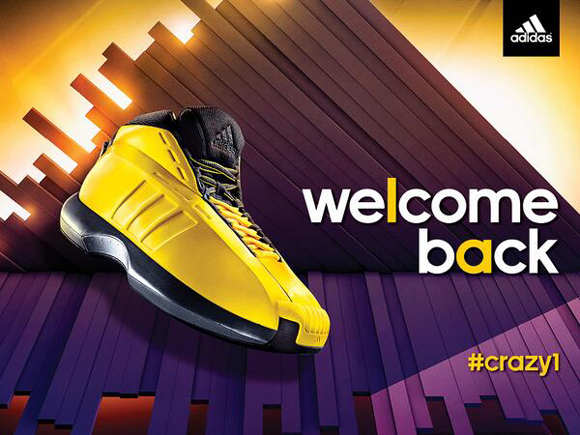 adidas crazy 1 yellow