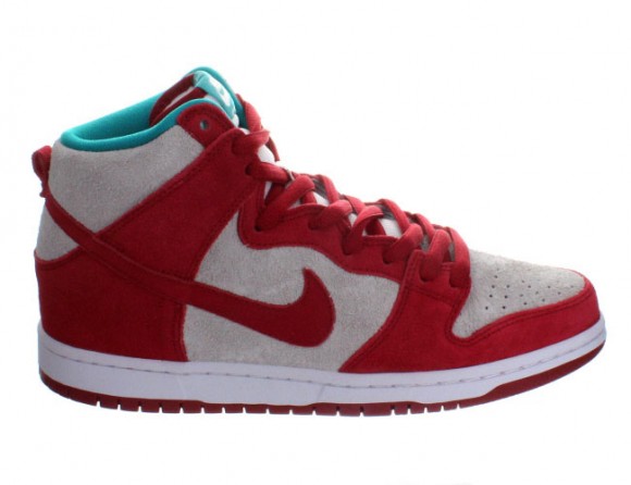 Nike Dunk High Pro SB Gym Red: White - Available Now