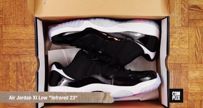 Jordan 11 Low Infrared On Feet