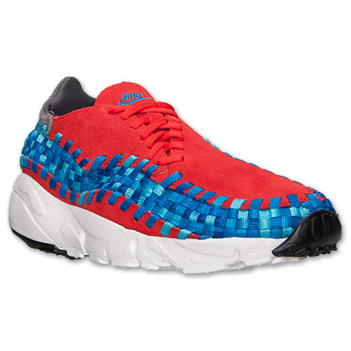 Nike Air Footscape Woven Chilling Red Photo Blue - Polarized Blue - Available Now 1