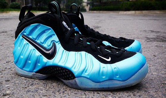 teal and black foamposites