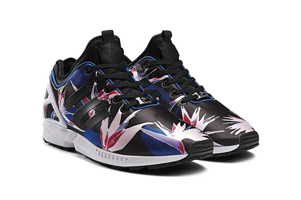 adidas flux with flowers