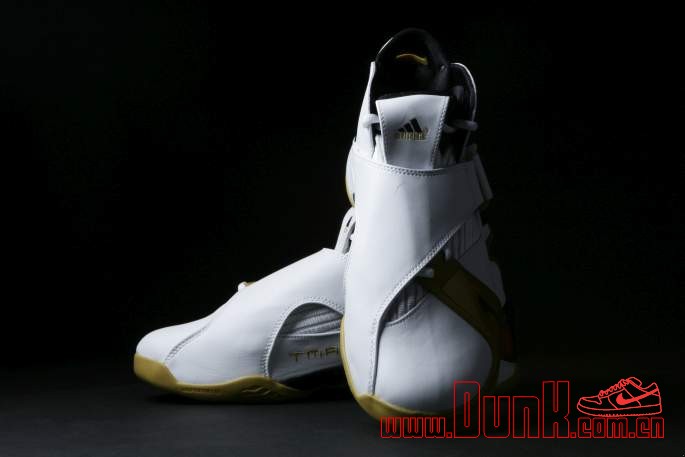 Get Up Close And Personal With The White: Gold adidas T-MAC 5 Retro 3