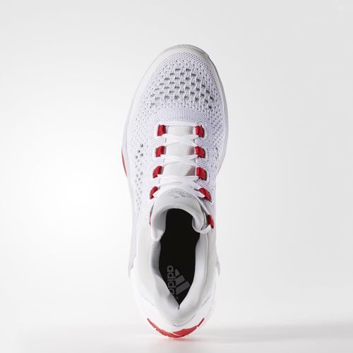 adidas CrazyLight Boost 2015 White Clear Grey - Red 2