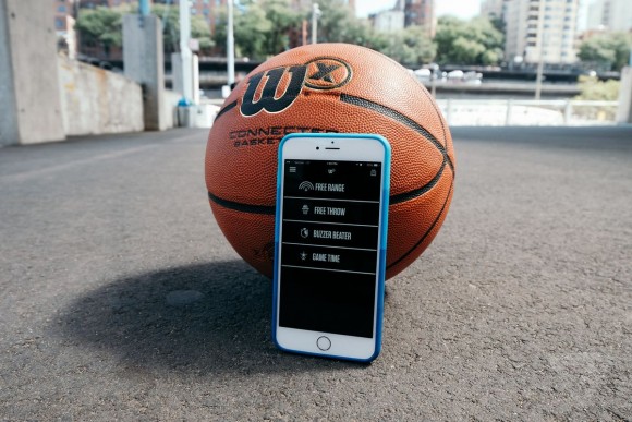 wilson x connected basketball 0