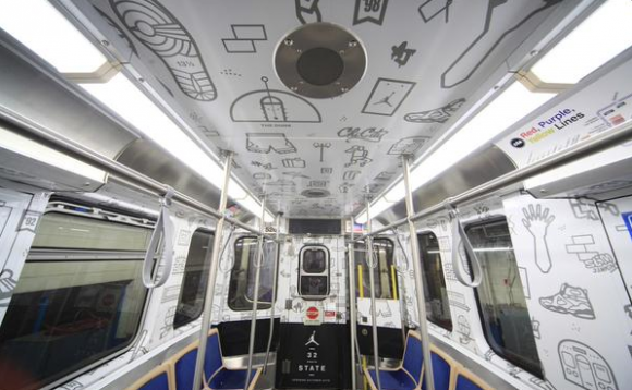 Jordan Brand Commandeers a Chicago Subway Train-2