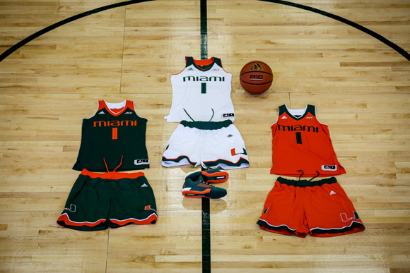 adidas Outfits The University of Miami with New Basketball Uniforms and Crazy Light Kicks 4