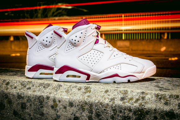 Get Up Close and Personal with The Air Jordan 6 Retro 'Maroon' 1