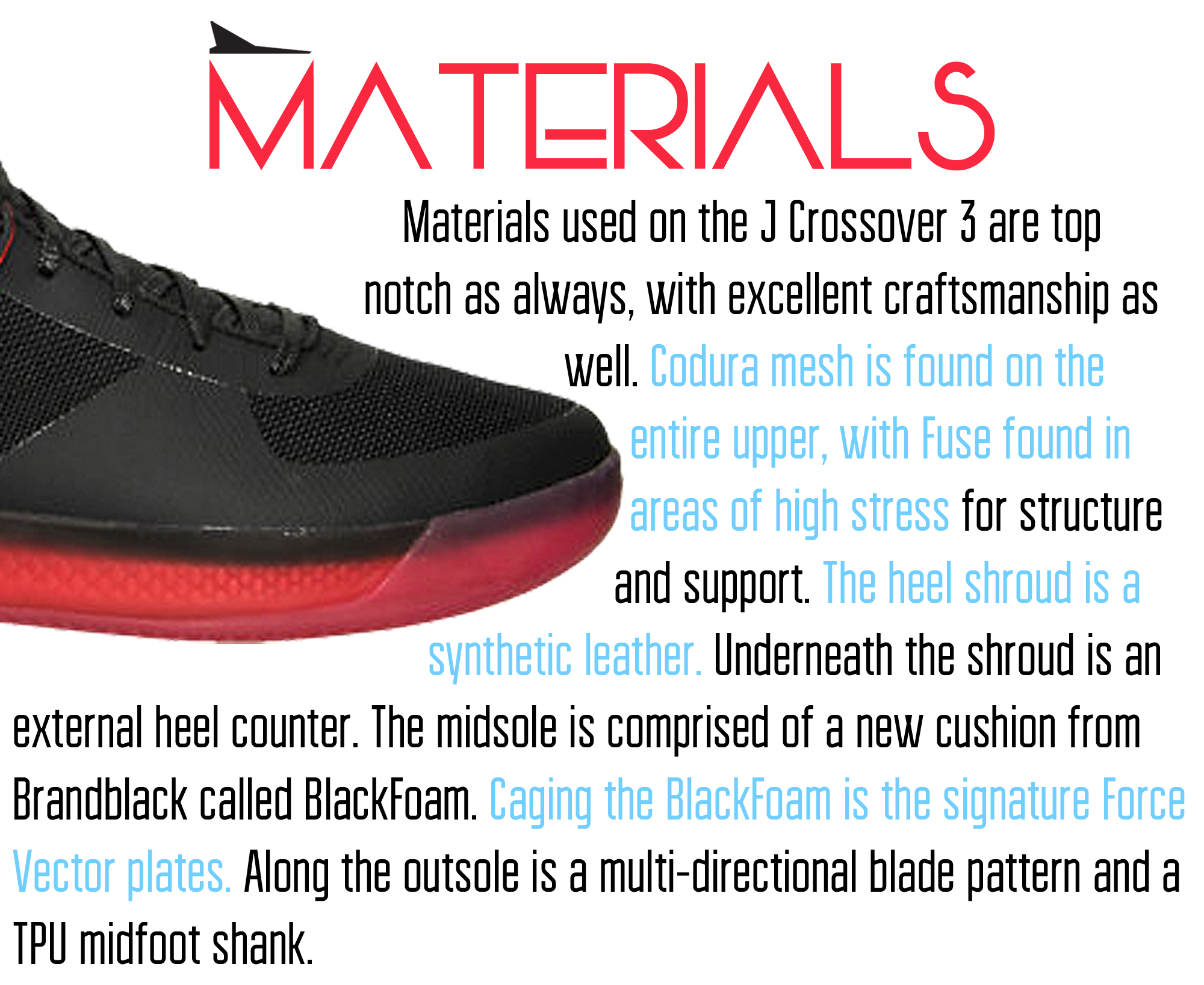 J Crossover 3 - Materials