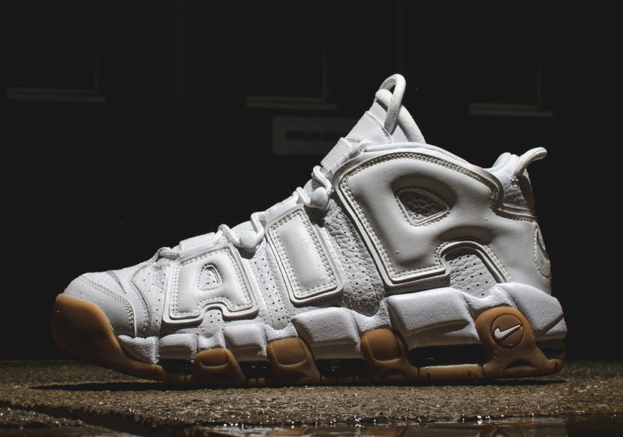 Get a Detailed Look at the Nike Air More Uptempo in White Gum 1