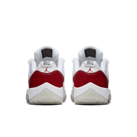 Get an Official Look at the Air Jordan 11 Retro Low in White Varsity Red 3