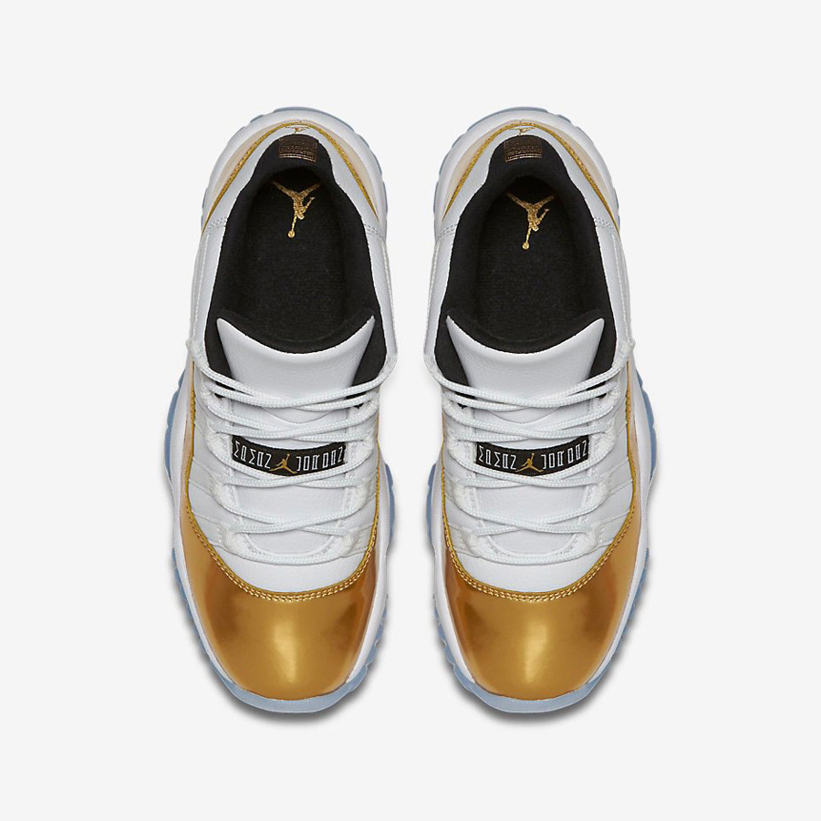 The Air Jordan 11 Retro Low Look Good in 'Metallic Gold' 2