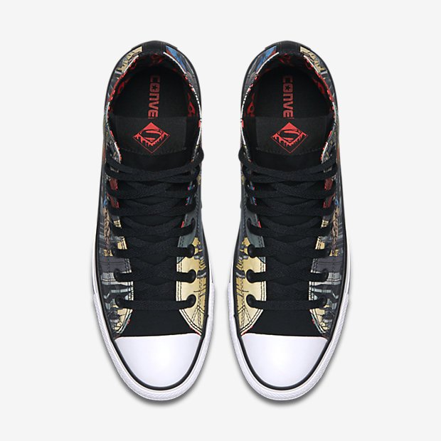 Converse Chuck Taylor All-Star DC 'Superman' top view