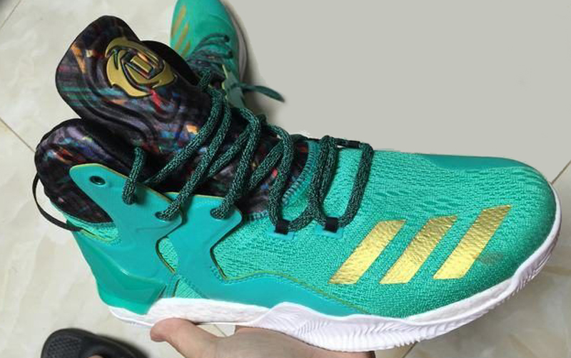 The adidas D Rose 7 is Spotted in Teal Gold 1