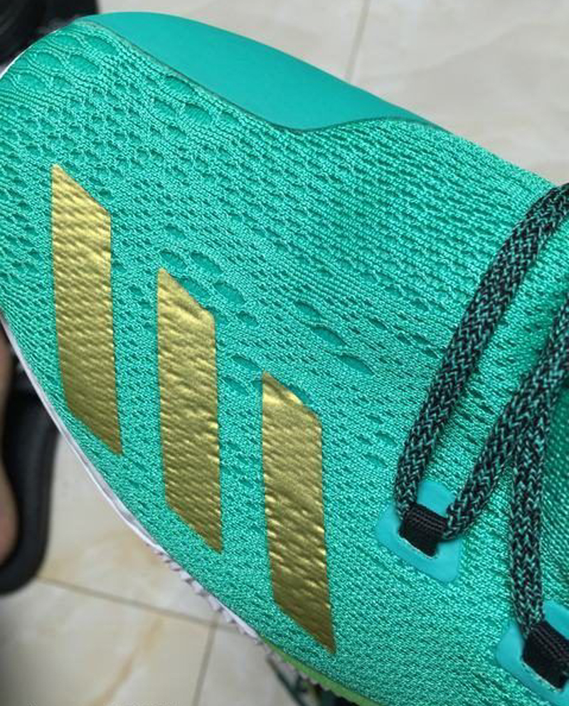 The adidas D Rose 7 is Spotted in Teal Gold 4