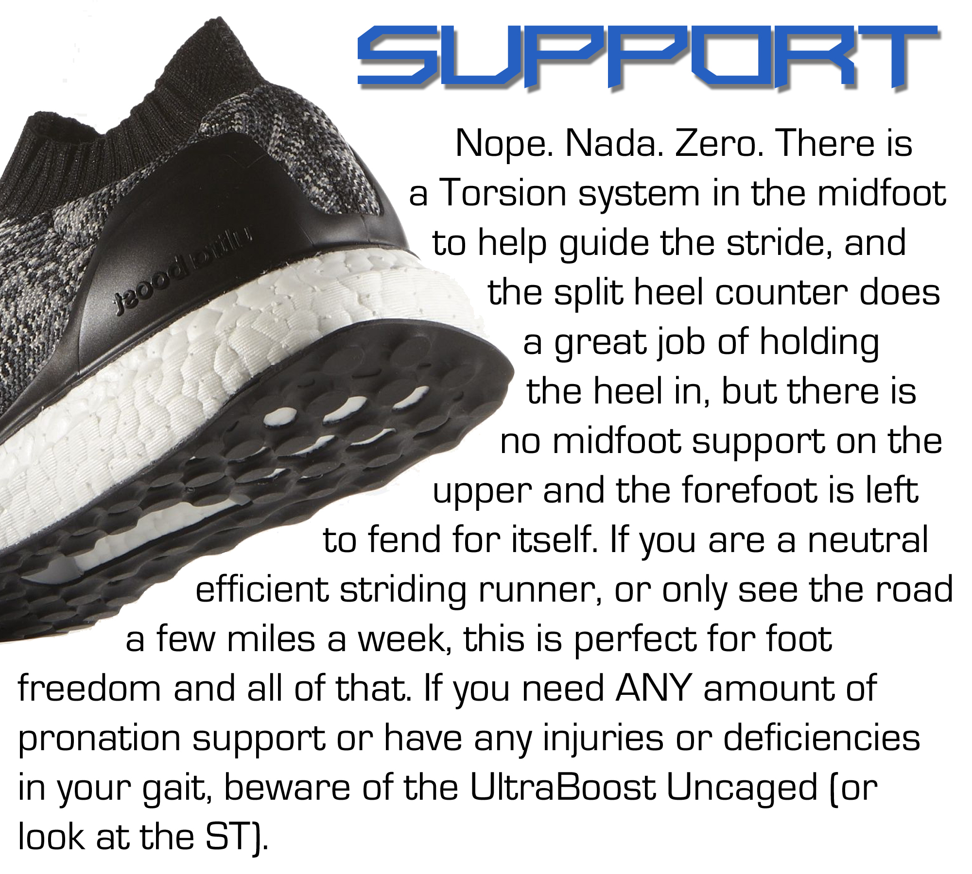 UltraBoost Uncaged - Support