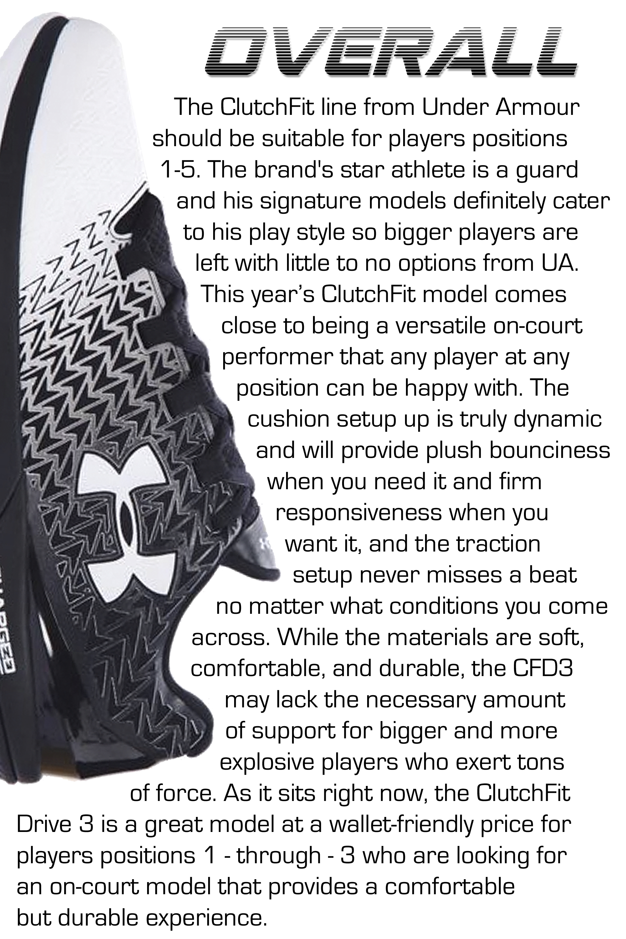 under armour clutchfit drive 3 performance review overall