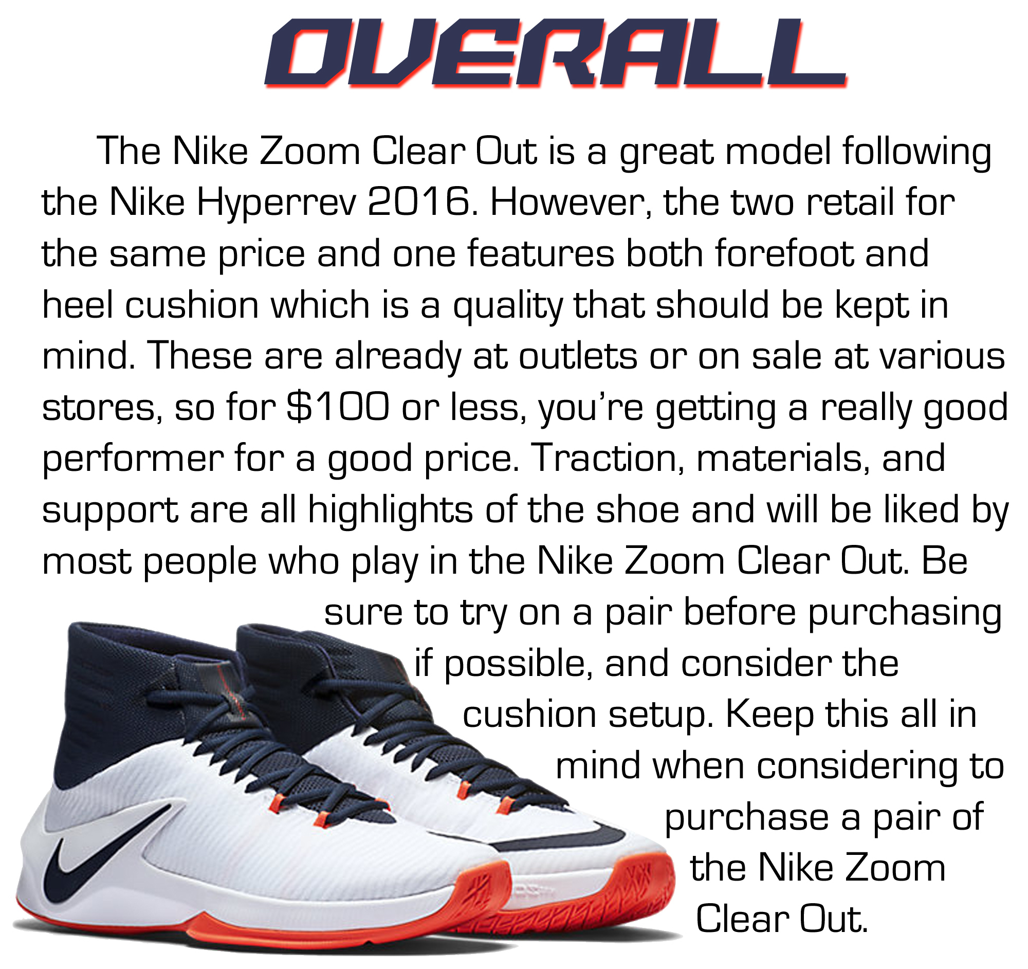 nike zoom clear out performance review 6