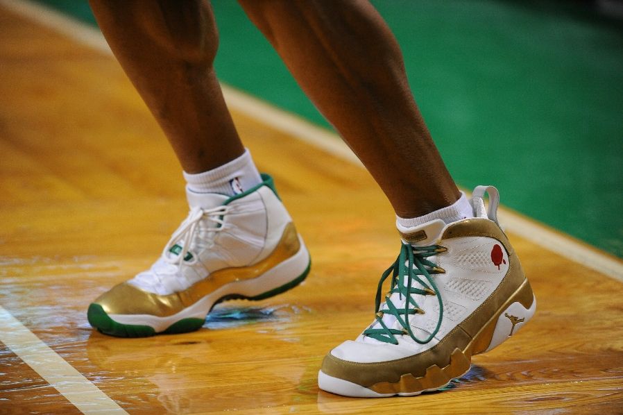 ray allen Air Jordan 11 Retro/Air Jordan 9 Retro - Special Boston Celtics Home PE
