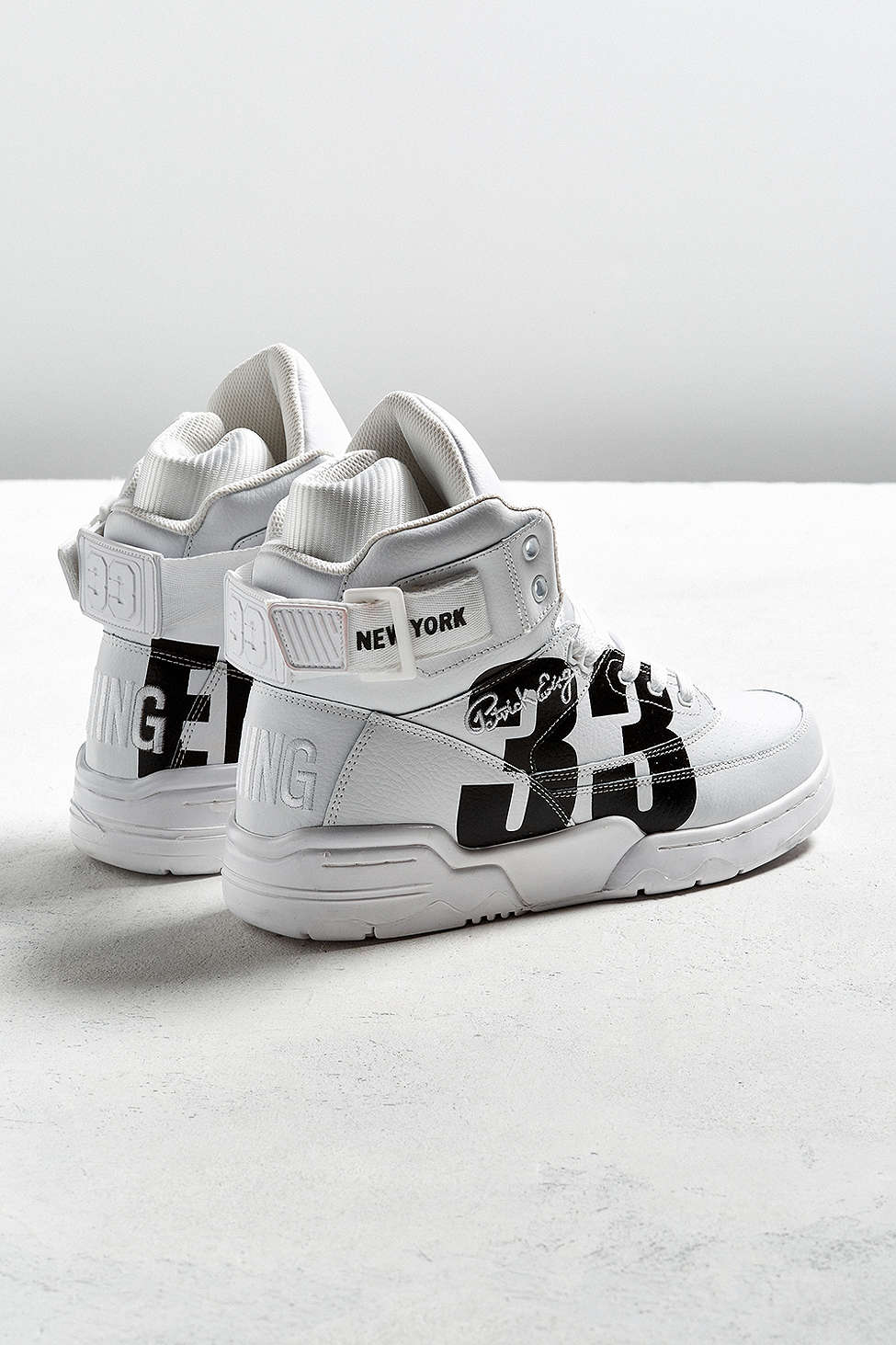 urban outfitters x ewing 33 hi NYC white black 2