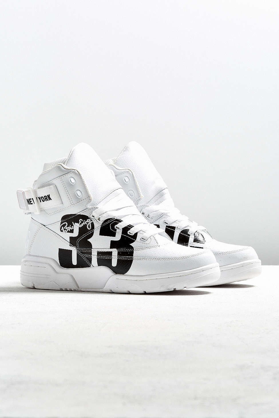 urban outfitters x ewing 33 hi NYC white black 4