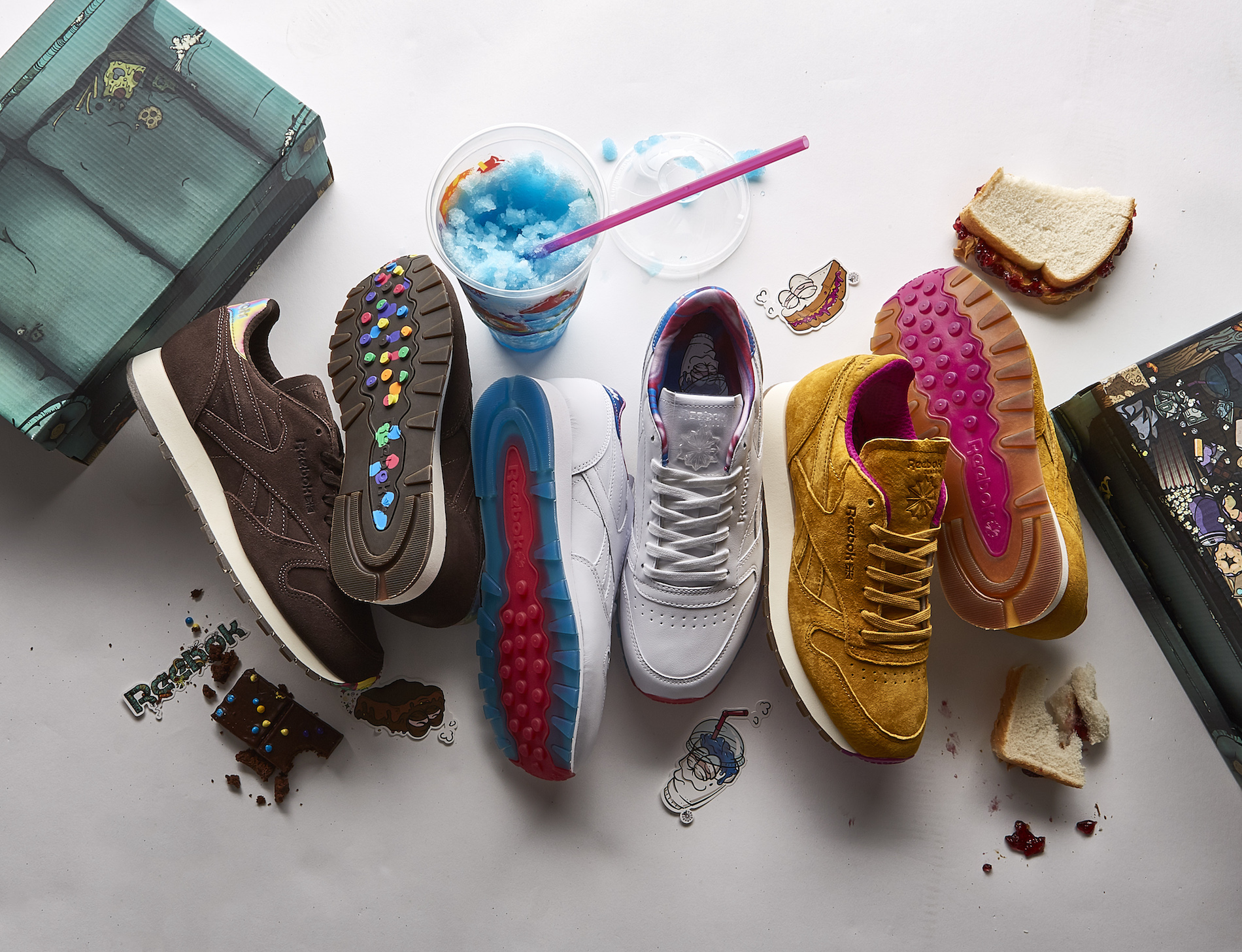 chris hill reebok classic leather munchies pack