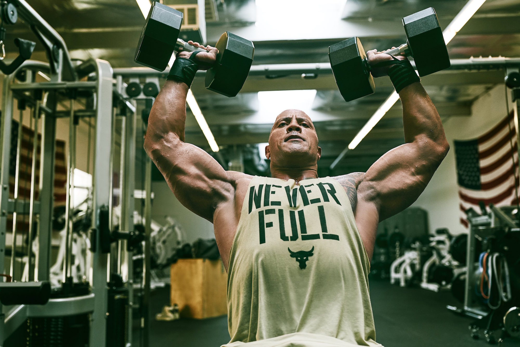 dwayne johnson project rock USDNA collection under armour 3