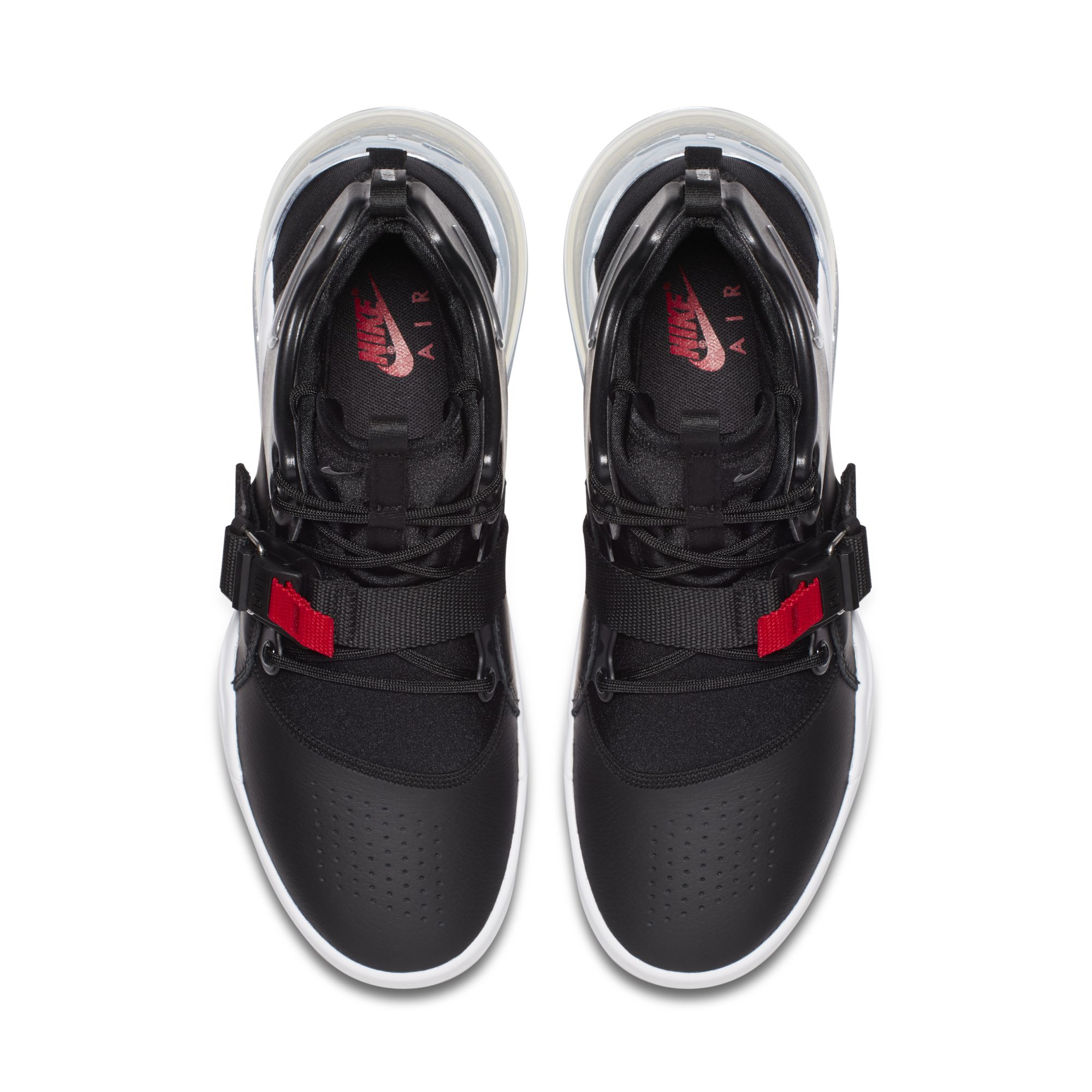 NIKE AIR FORCE 270 BLACK:METALLIC SILVER-WHITE 3