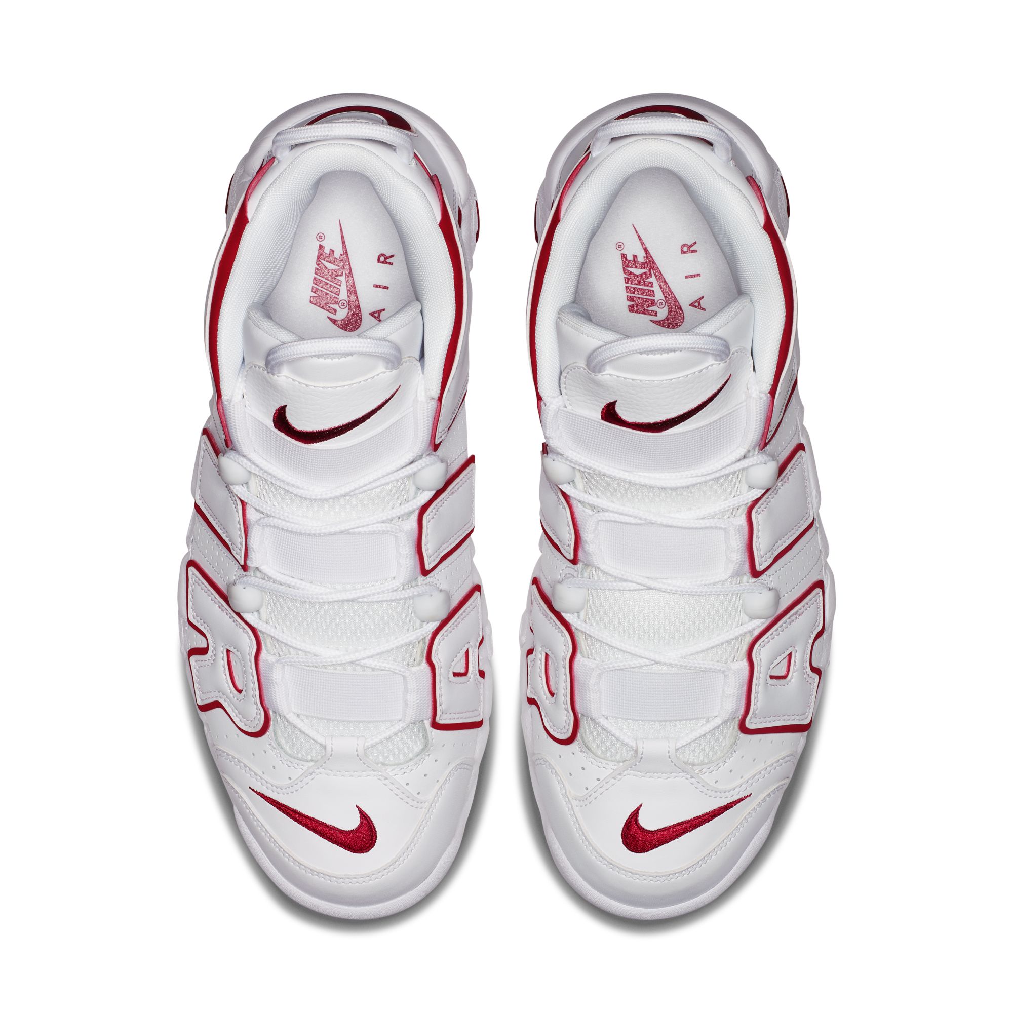 nike air more uptempo white red 1