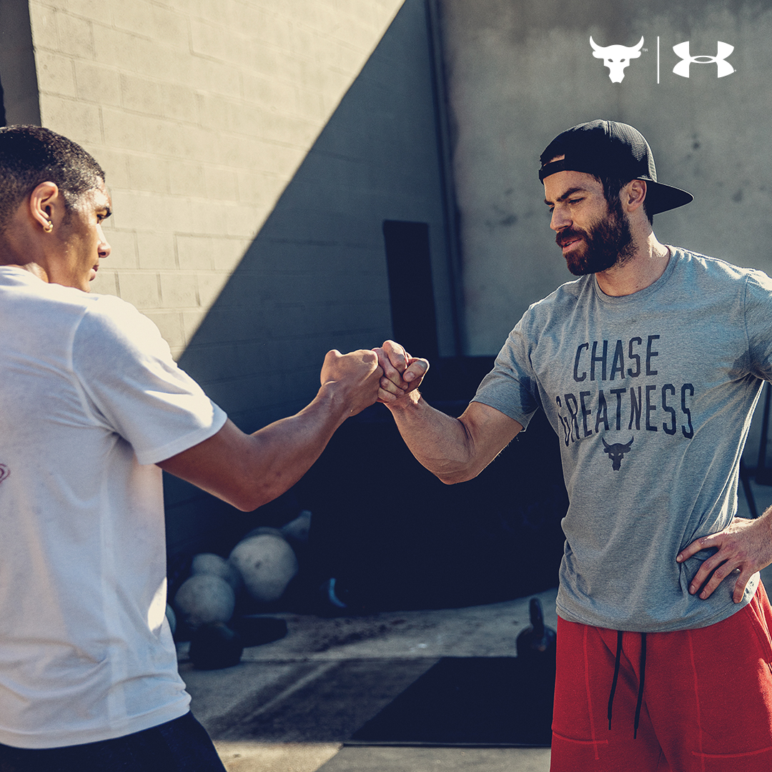 under armour Project Rock Chase Greatness apparel 2