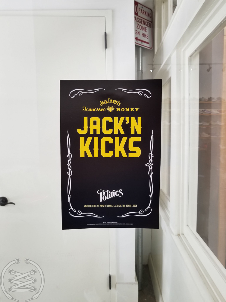 Sneaker Politics x Jack Daniel's Tennessee Honey - Jack 'N Kicks
