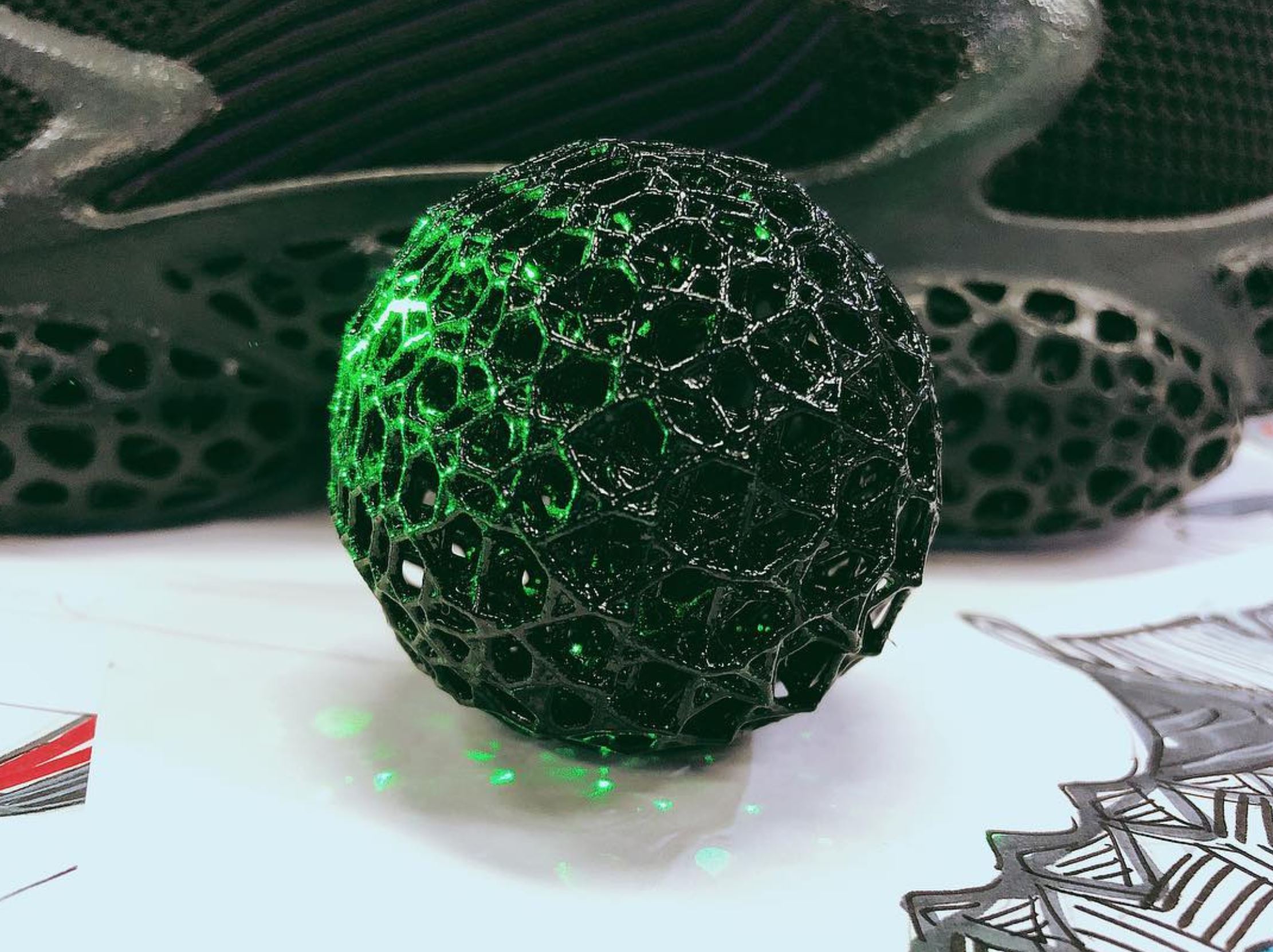 peak 3D printed basketball shoe