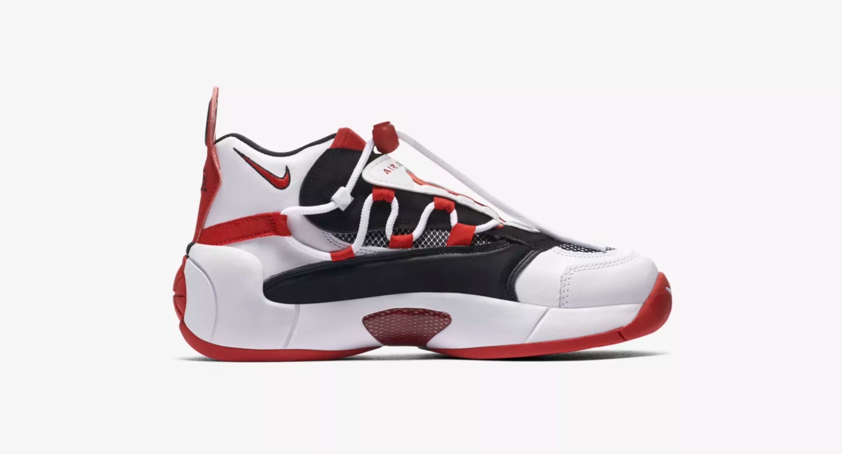 nike air swoopes 2 white red release date