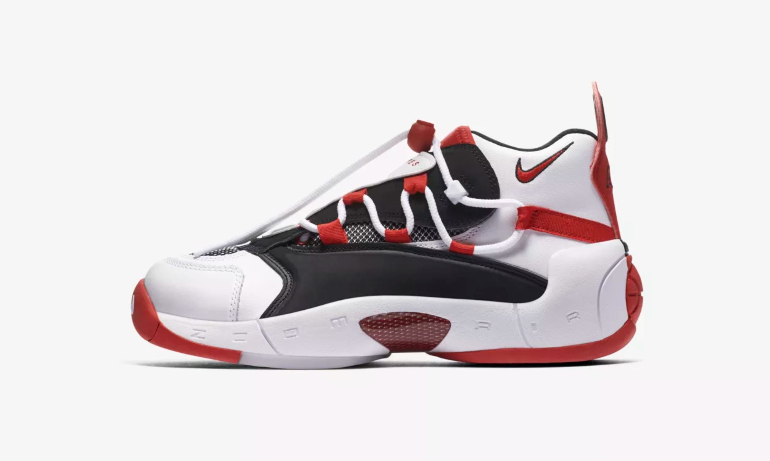 nike air swoopes 2 white red sherly swoopes