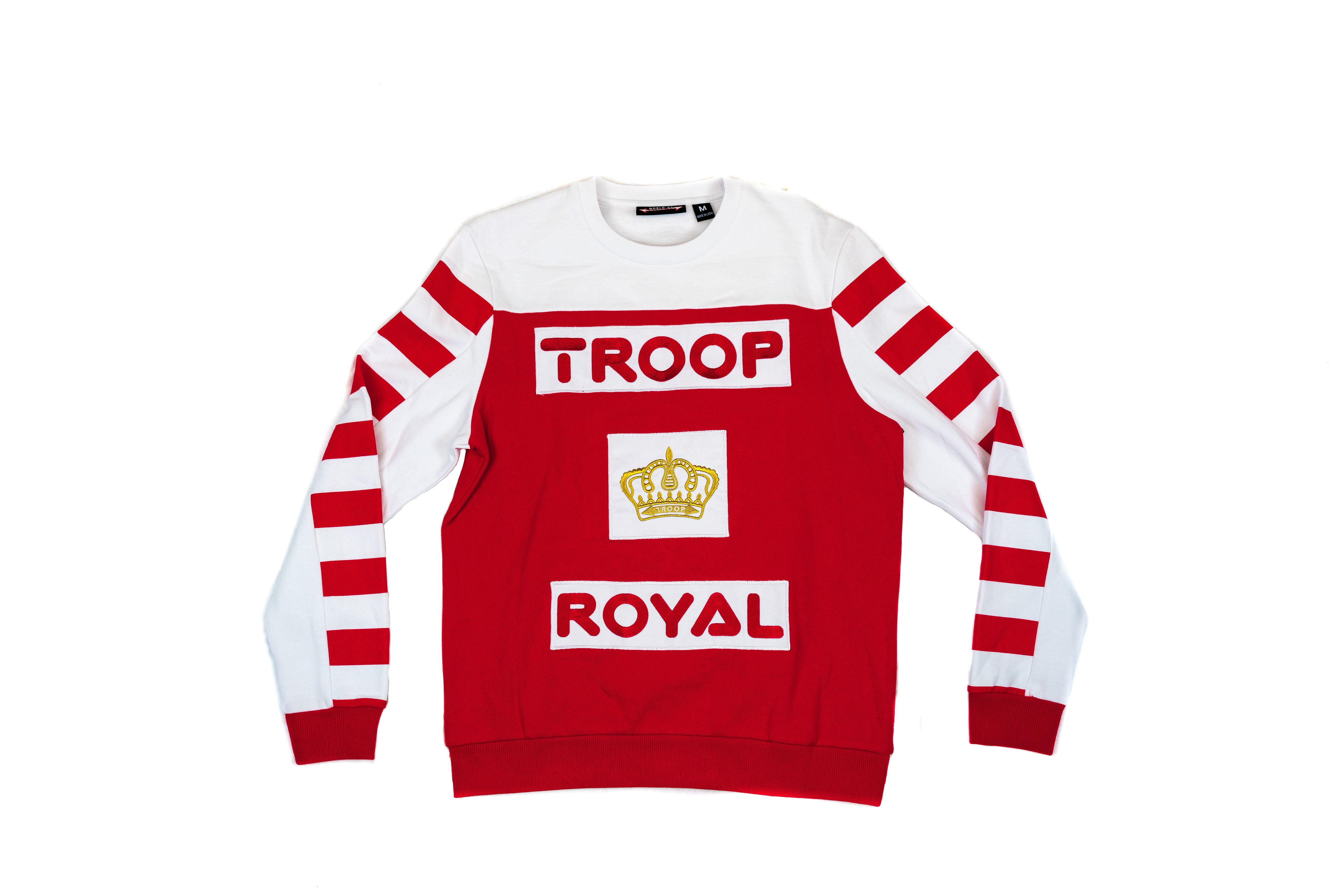 world of troop royal crew 80s apparel