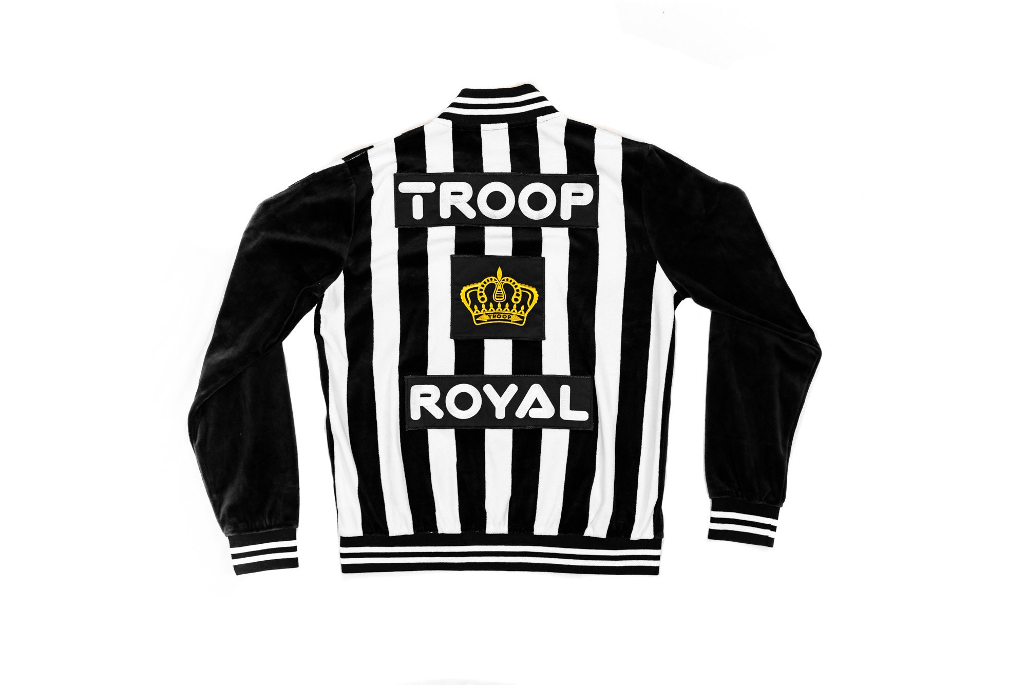 world of troop velour suit jacket