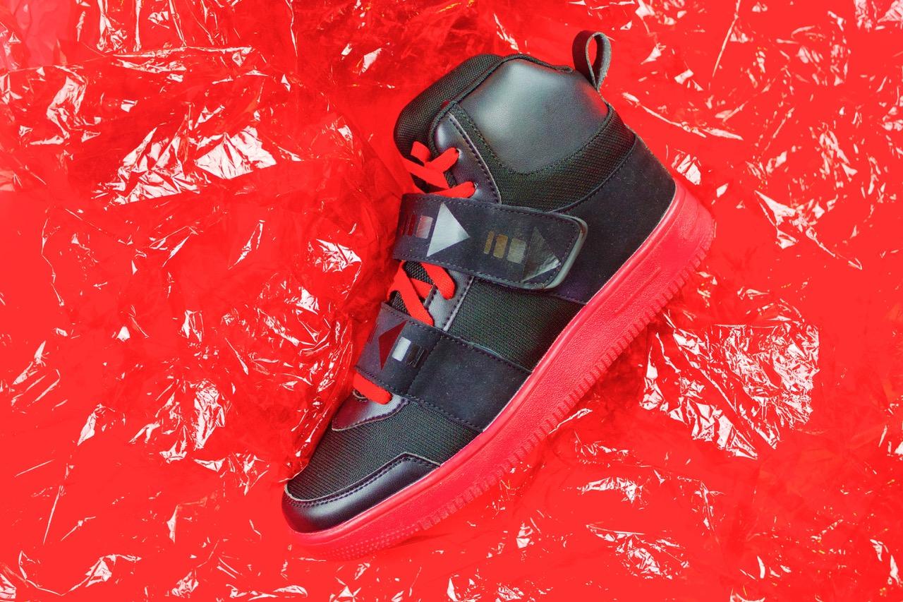 zn footwear prototype 1 black red