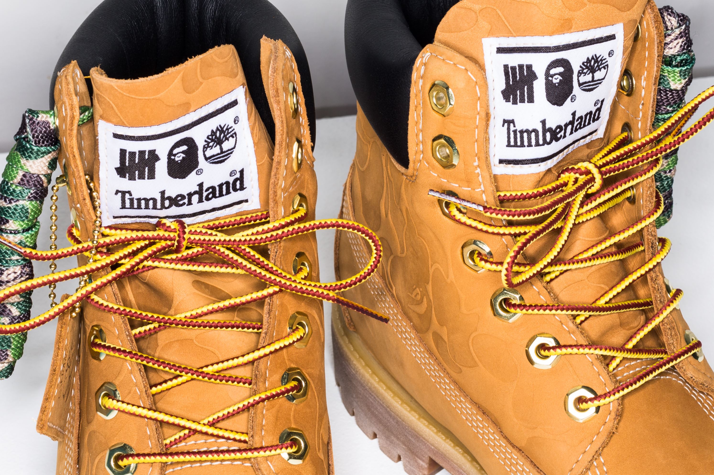 bape undefeated timberland boot release date