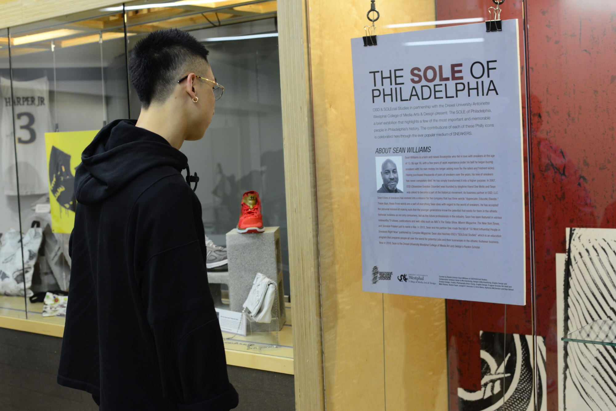 sole of philadelphia sneaker exhibit drexel university sean williams rankin scholar