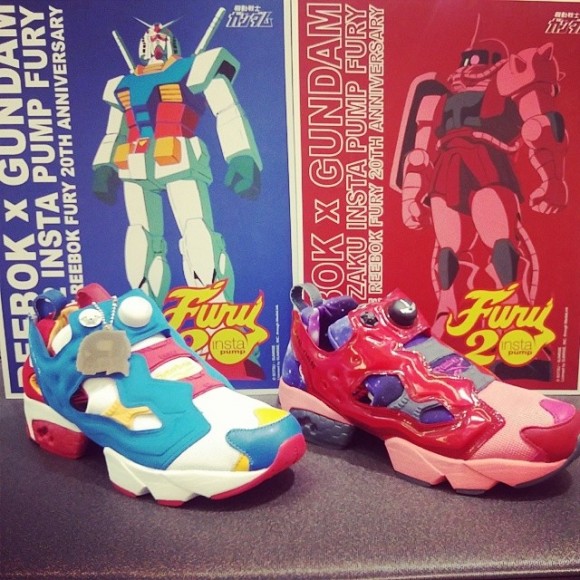 Gundam reebok sale insta pump