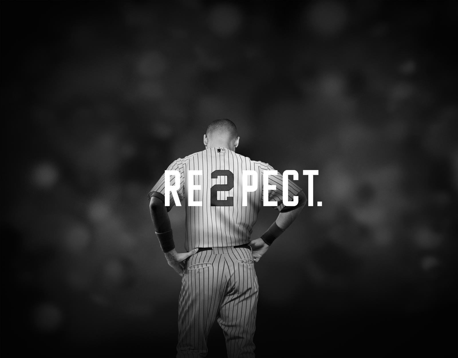 Derek Jeter Re2pect - Campaign poster
