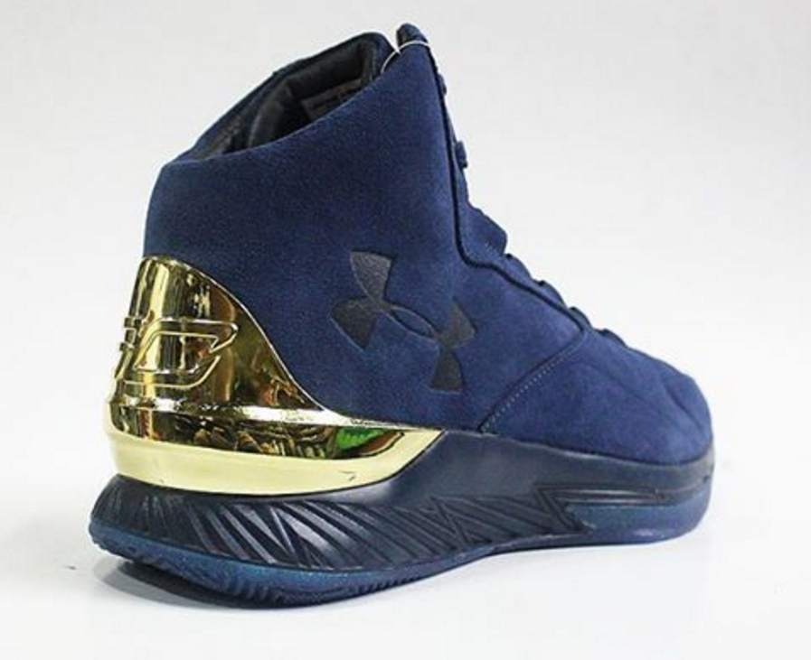 under armour curry 1 lux blue suede 2