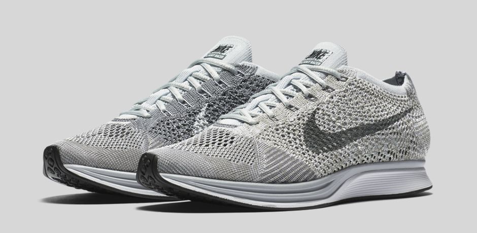 The Nike Flyknit Racer in 'Pure Platinum' Releases This Weekend ...