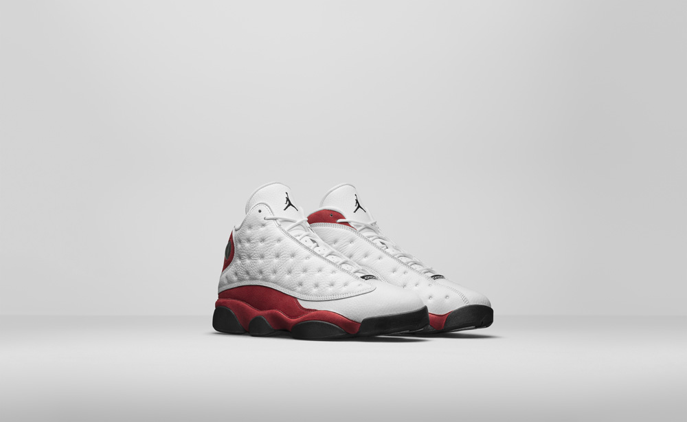 All white and on sale red jordan 13