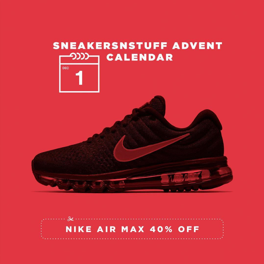 sneakersnstuff advent calendar 1