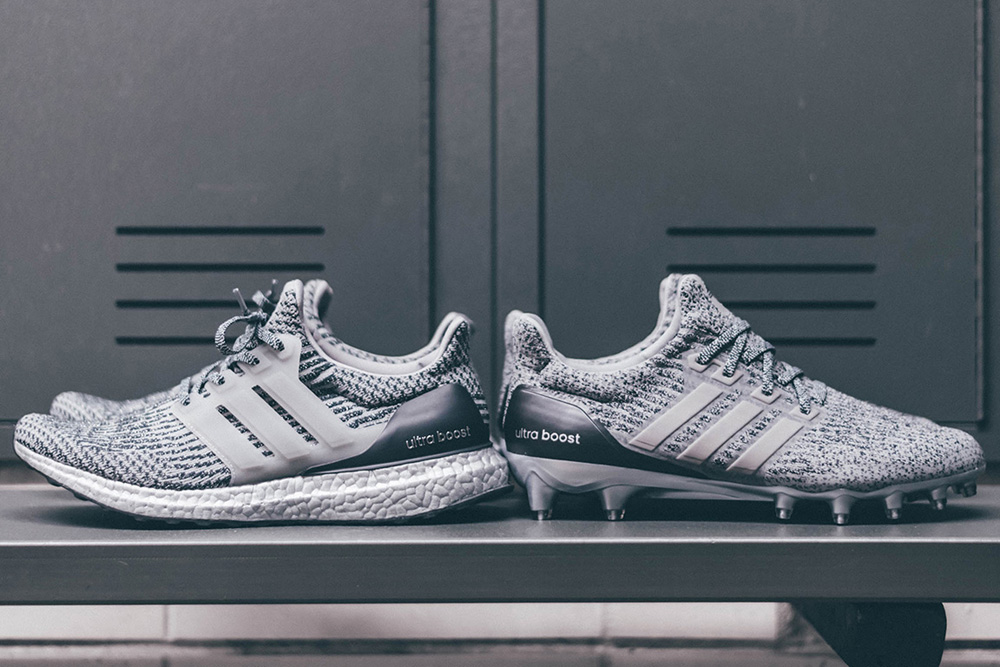 adidas UltraBoost Cleat and UltraBoost 3.0 Silver Pack 1